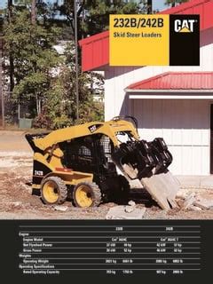 232b cat skid steer specs|cat 232b2.